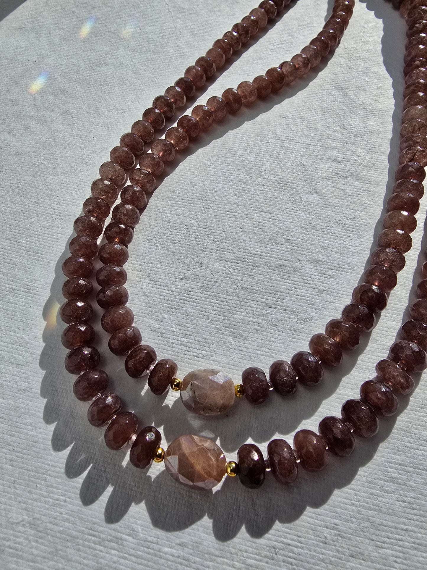 Plum Jade & Mystic Aura Quartz Sacred Sol Design