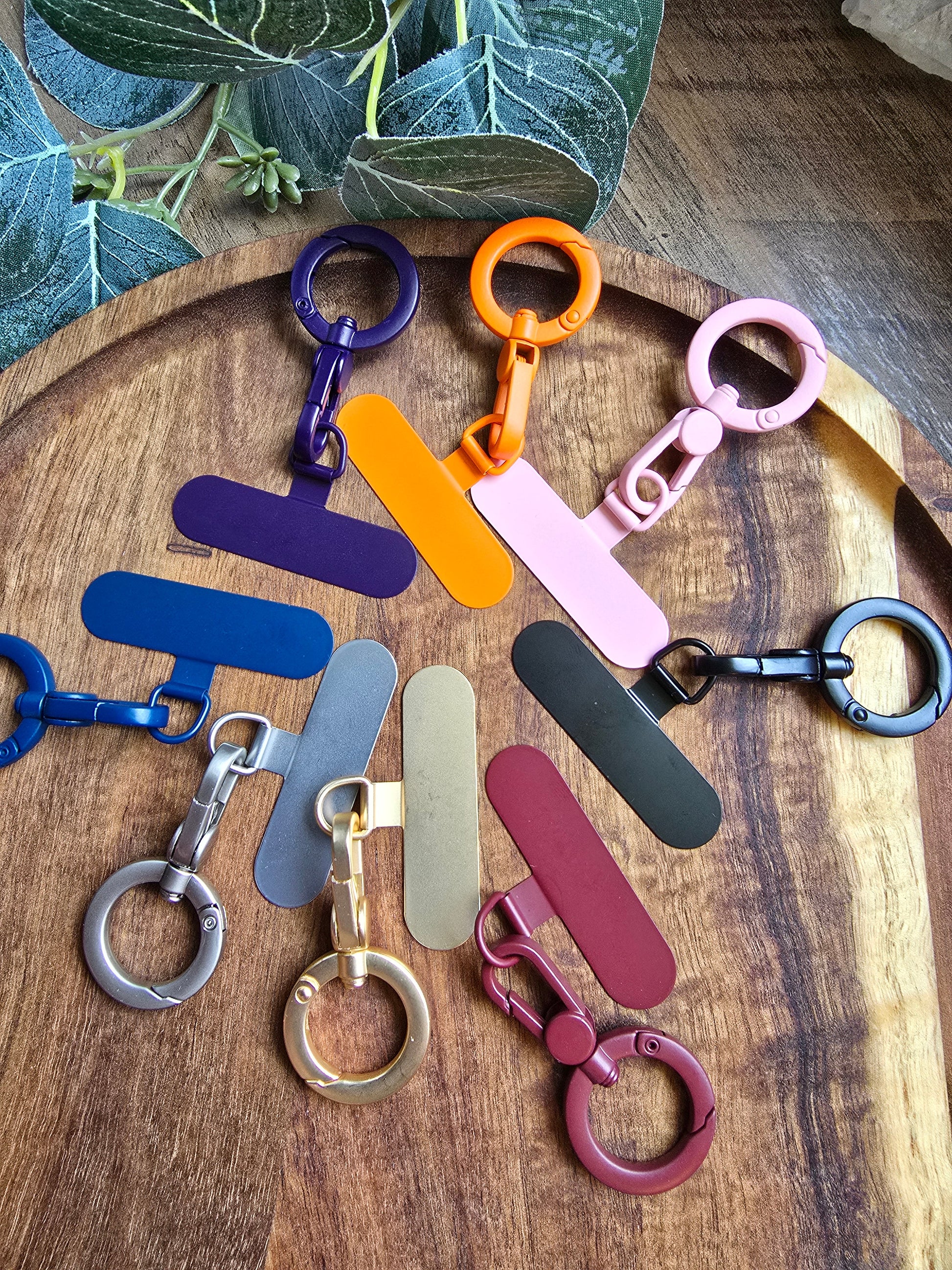 Universal Phone Tether Connector Gasket | Strong Metal Swivel Clasp Sacred Sol Design