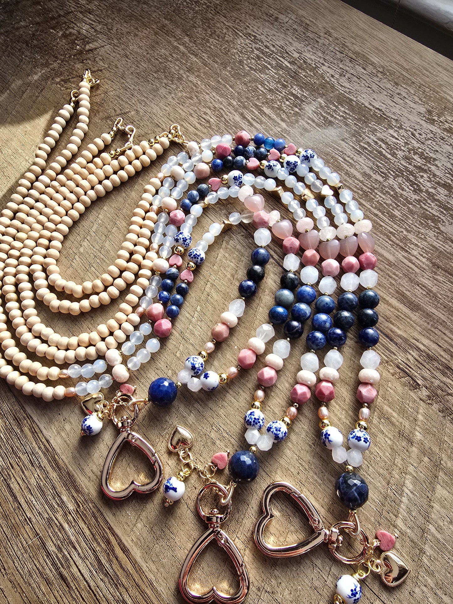 Not Your Grandma’s China | Multi-Stone Beaded Lanyard