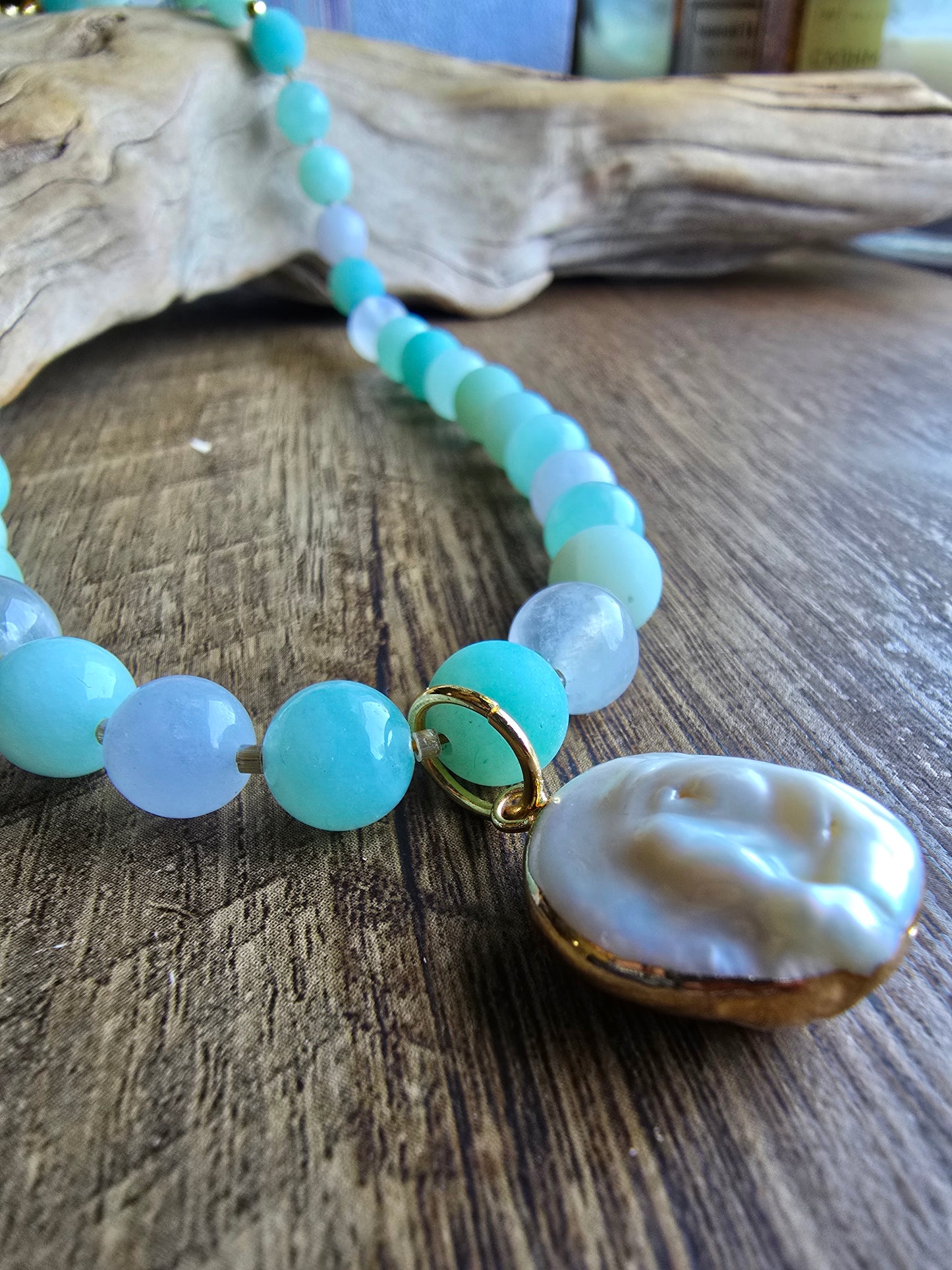 Kaleidoscope - Tide 8MM 17.5" Necklace Sacred Sol Design