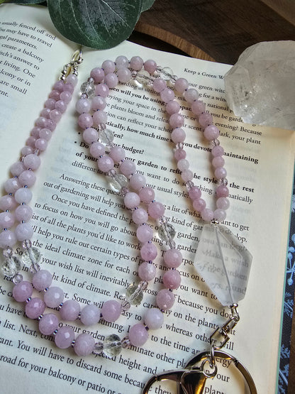 The Kindred Soul - Soft Purple Kunzite Lanyard Sacred Sol Design