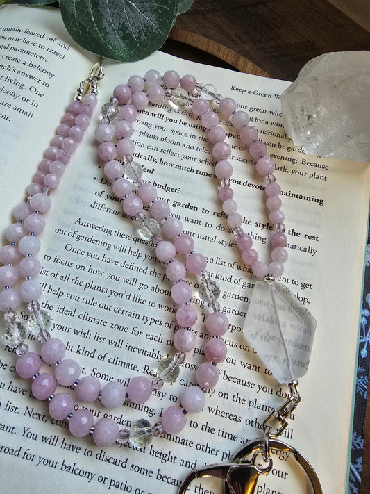 The Kindred Soul - Soft Purple Kunzite Lanyard Sacred Sol Design