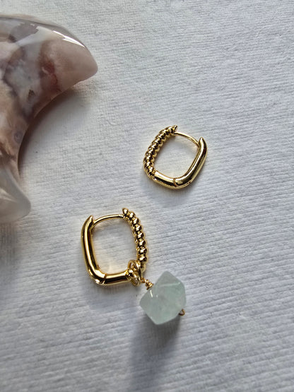Chunky Aquamarine Drops Sacred Sol Design