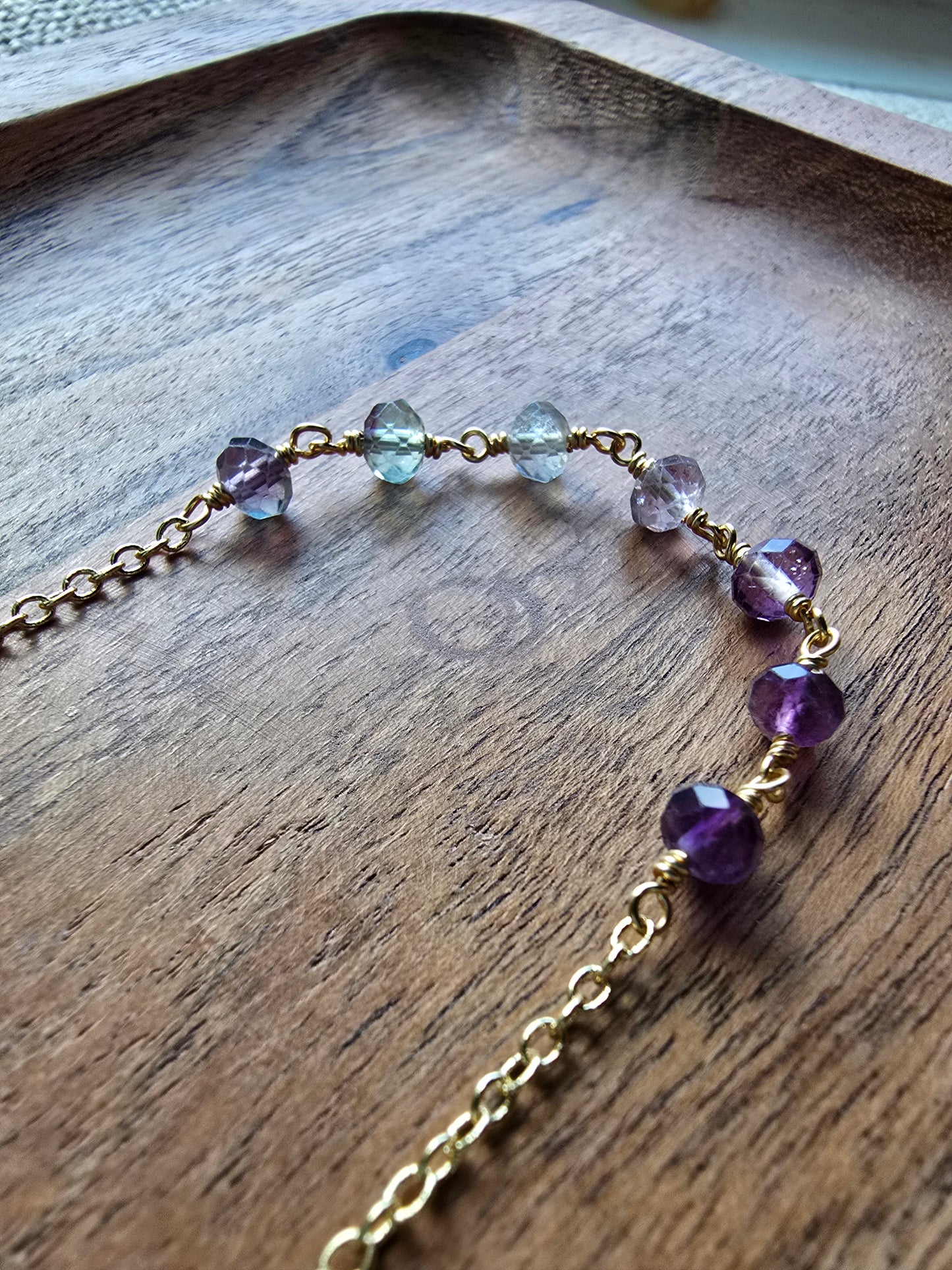 Morning Tide Fluorite Necklace Sacred Sol Design