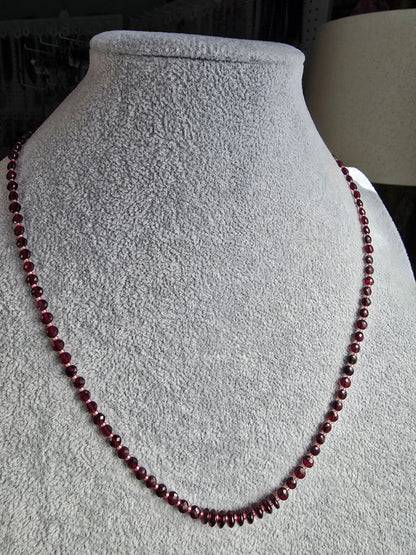 Garnet Radiance Necklace Sacred Sol Design