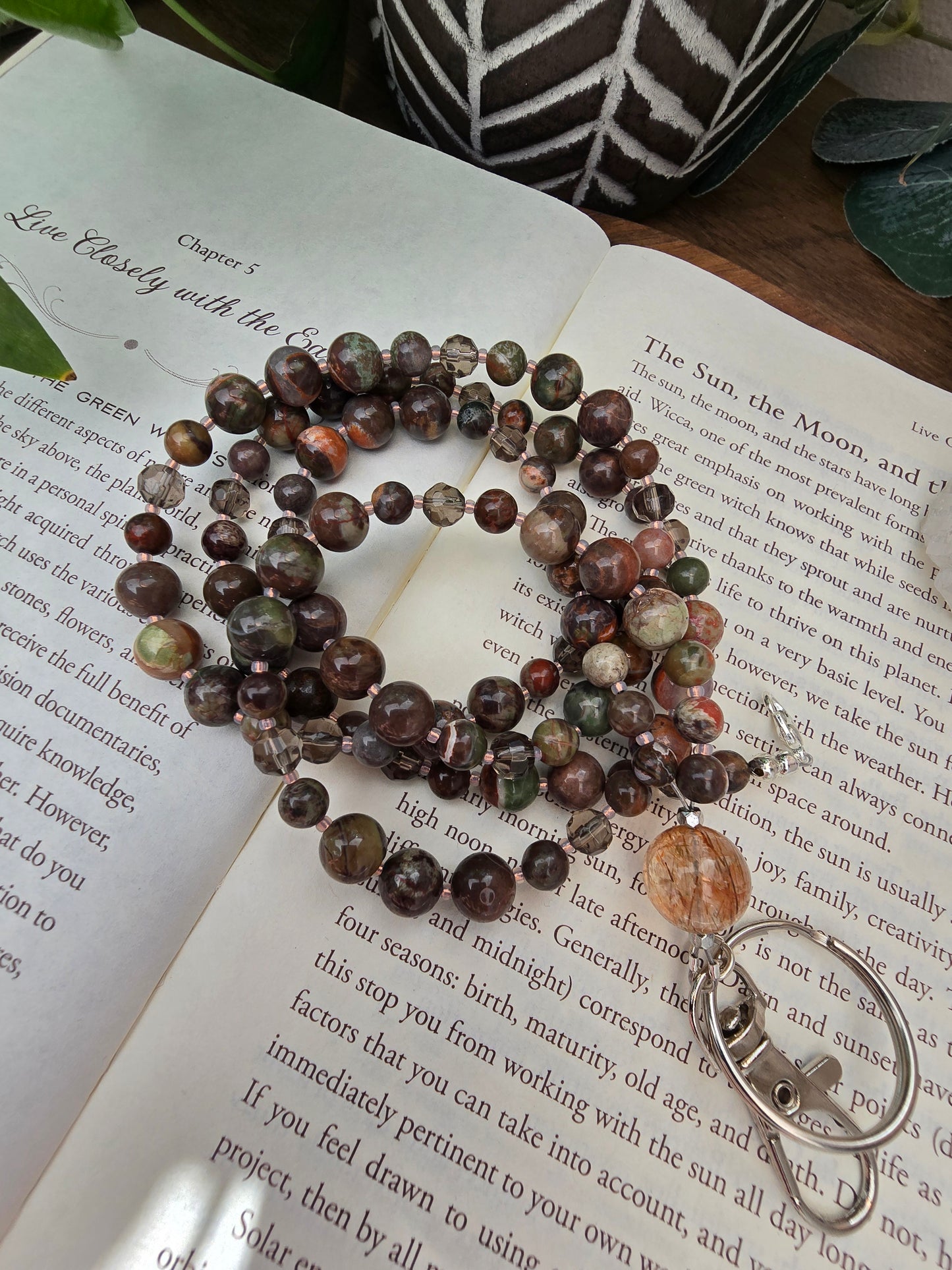 The Earth & Stone Lanyard Sacred Sol Design