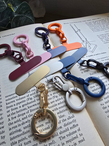 Universal Phone Tether Connector Gasket | Strong Metal Swivel Clasp Sacred Sol Design