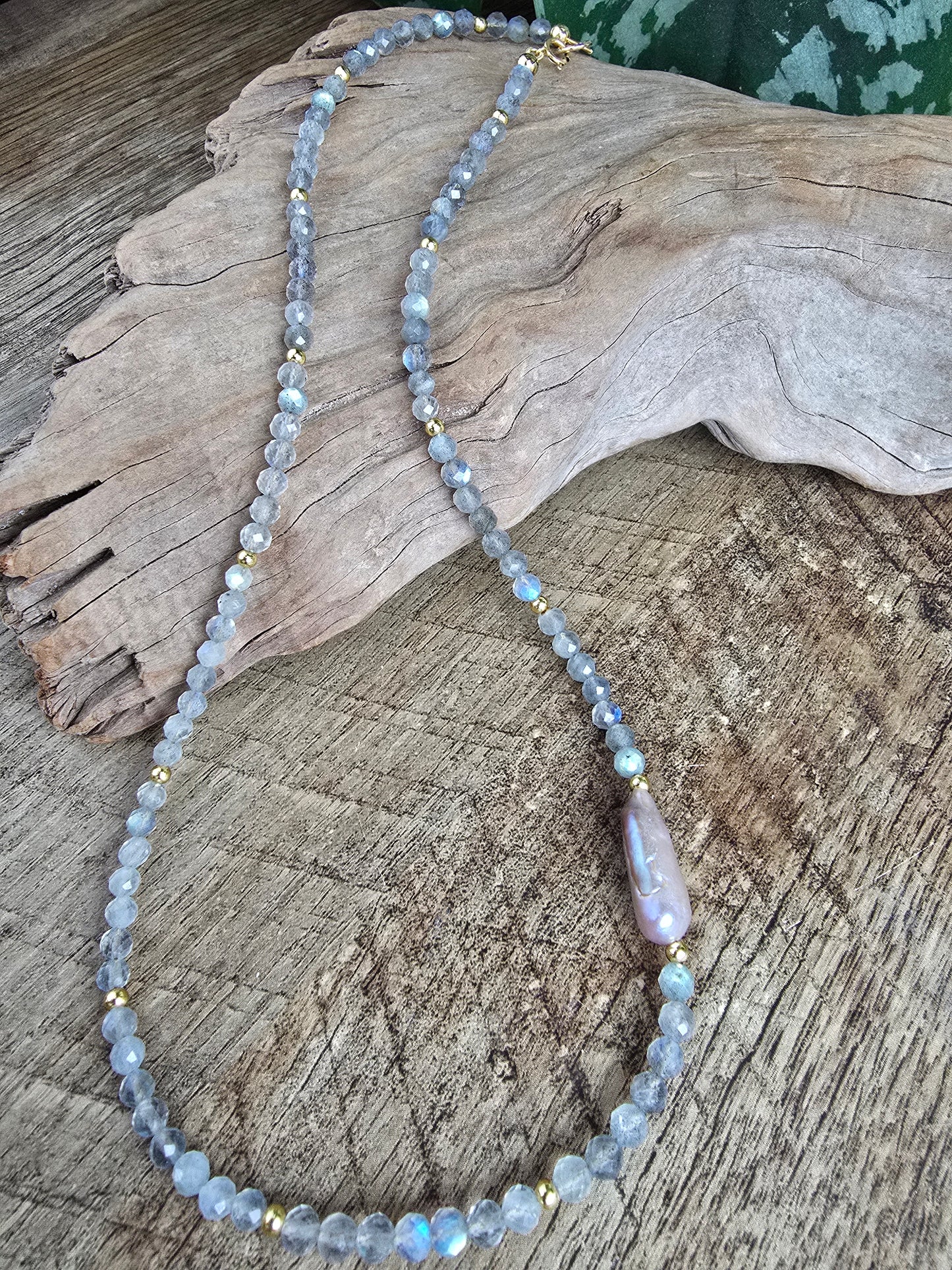 Labradorite Tide Necklace Sacred Sol Design