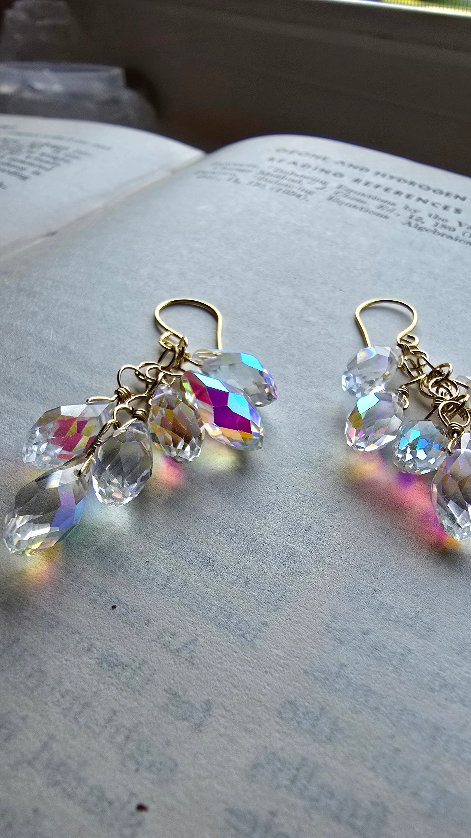 Sunlit Prism Earrings Sacred Sol Design