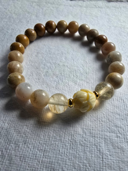 Citrine and Coral Bracelet My Store