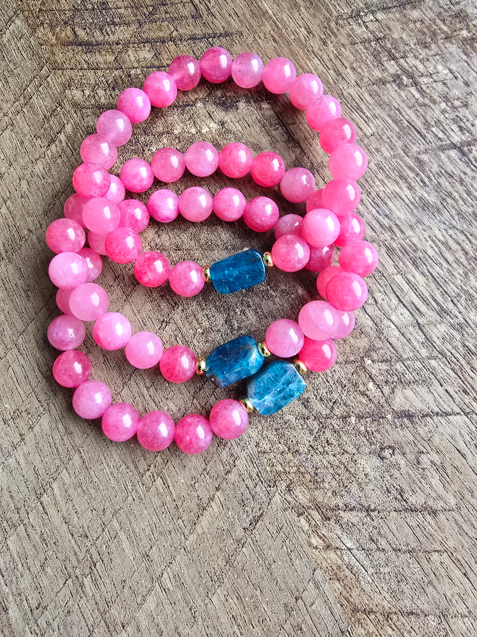 Pink Apatite Bracelet My Store