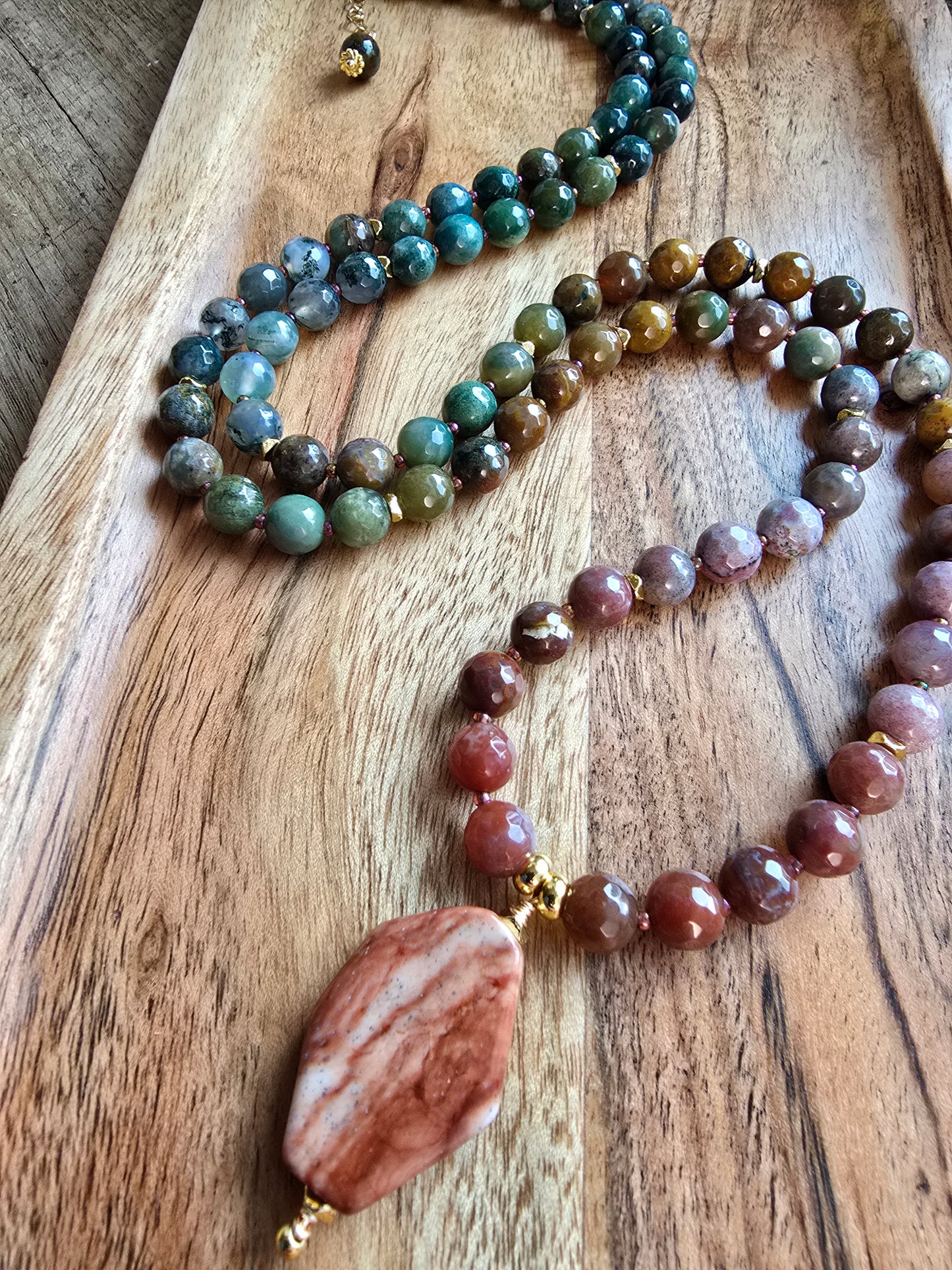 The Indian Summer Opera Necklace Sacred Sol Design